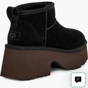 UGG Black Platform Boots